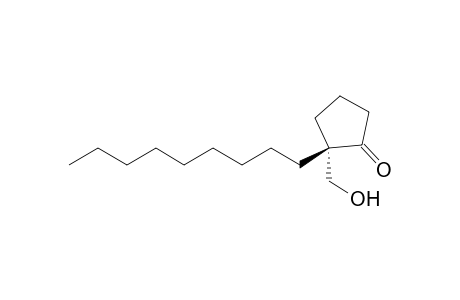 (2S)-2-(hydroxymethyl)-2-nonyl-1-cyclopentanone