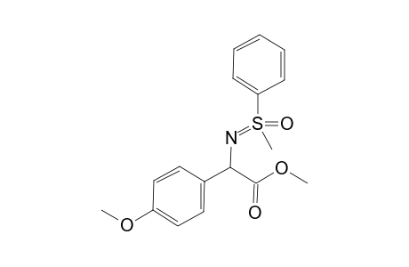 Methyl 2-(4-methoxyphenyl)-2-(S,S-methylphenylsulfoximidoyl)acetate