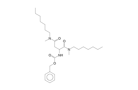 (phenylmethyl) N-[1,4-bis[heptyl(methyl)amino]-1,4-bis(oxidanylidene)butan-2-yl]carbamate