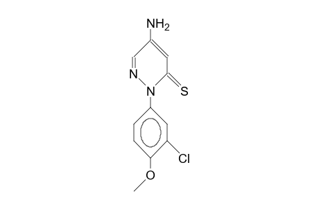 2-(3-Chloro-4-methoxy-phenyl)-5-amino-pyridazin-3(2H)-thione