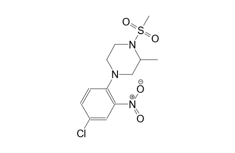piperazine, 4-(4-chloro-2-nitrophenyl)-2-methyl-1-(methylsulfonyl)-