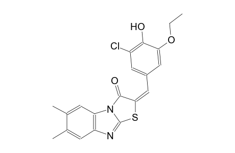 thiazolo[3,2-a]benzimidazol-3(2H)-one, 2-[(3-chloro-5-ethoxy-4-hydroxyphenyl)methylene]-6,7-dimethyl-, (2E)-