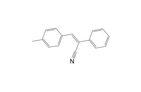 (2Z)-3-(4-Methylphenyl)-2-phenyl-2-propenenitrile