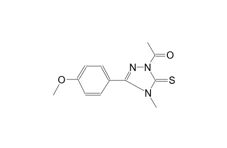 3H-1,2,4-triazole-3-thione, 2-acetyl-2,4-dihydro-5-(4-methoxyphenyl)-4-methyl-