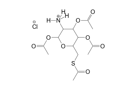 1,3,4-tri-O-acetyl-6-S-acetyl-2-ammonio-2-deoxy-6-thio-alpha-D-idopyranose chloride