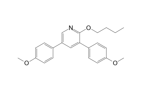 2-Butoxy-3,5-bis(4-methoxyphenyl)pyridine