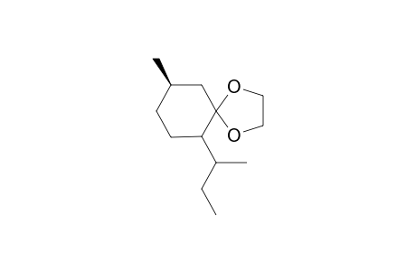 1-Ethylenedioxy-2-(1-methylpropyl)-5-methylcyclohexane