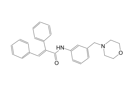 (2E)-N-[3-(4-morpholinylmethyl)phenyl]-2,3-diphenyl-2-propenamide