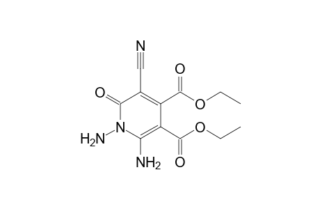 1,2-Diamino-5-cyano-6-keto-pyridine-3,4-dicarboxylic acid diethyl ester