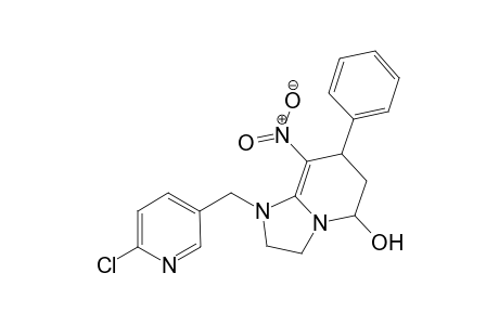 1-((6-Chloroyridin-3-yl)methyl)-7-phenyl-8-nitro-1,2,3,5,6,7-hexahydroimidazo[1,2-a]pyridine-5-ol