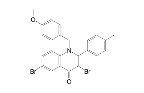 3,6-Dibromo-1-(4-methoxybenzyl)-2-p-tolylquinolin-4(1H)-one