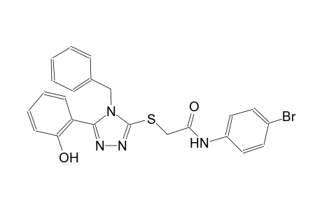 acetamide, N-(4-bromophenyl)-2-[[5-(2-hydroxyphenyl)-4-(phenylmethyl)-4H-1,2,4-triazol-3-yl]thio]-