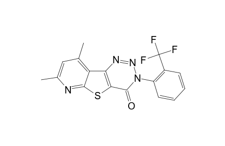 7,9-Dimethyl-3-[2-(trifluoromethyl)phenyl]pyrido[3',2':4,5]thieno[3,2-d][1,2,3]triazin-4(3H)-one