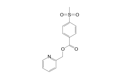 4-(METHYLSULFONYL)-BENZOIC-ACID-2-PYRIDINYLMETHYLESTER