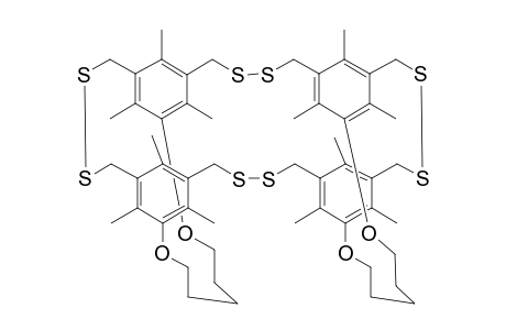 Dimer of {9,11,13,19,21,23-Hexamethyl-1,7-dioxa-15,16,25,26-tetrathia[7.4.4]-(1,3,5)-cyclophane}