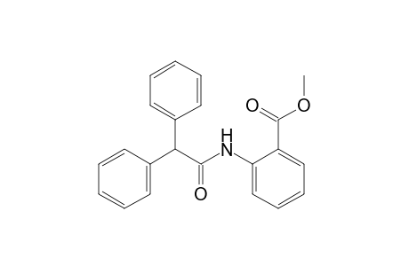 2-[(1-oxo-2,2-diphenylethyl)amino]benzoic acid methyl ester