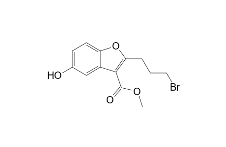 2-(3-bromopropyl)-5-hydroxy-3-benzofurancarboxylic acid methyl ester