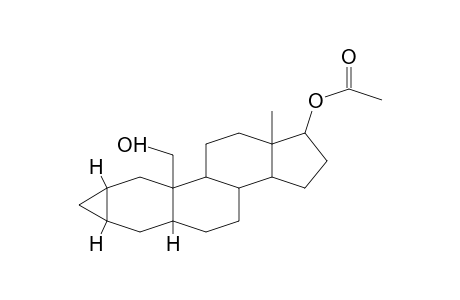 3'H-CYCLOPROP[2,3]ANDROST-2-EN-17,19-DIOL, 2,3-DIHYDRO- 17-ACETATE,