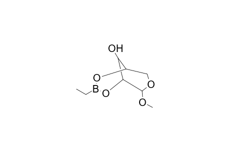 alpha-D-XYLOPYRANOSIDE, 2,4-O-(ETHYLBORANDIYL)-1-O-METHYL-