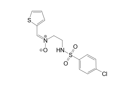 C-(2-Thienyl)-N-[2-(4'-chlorophenylsulphonamido)ethyl]nitrone
