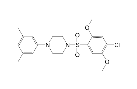 1-(4-Chloro-2,5-dimethoxy-benzenesulfonyl)-4-(3,5-dimethyl-phenyl)-piperazine