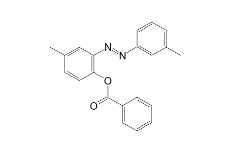 (E)-4-Methyl-2-(m-tolyldiazenyl)phenyl Benzoate