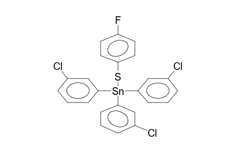 TRIS(3-CHLOROPHENYL)TIN 4-FLUOROTHIOPHENOLATE