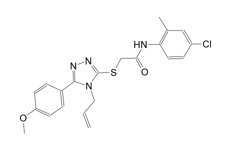 2-{[4-allyl-5-(4-methoxyphenyl)-4H-1,2,4-triazol-3-yl]sulfanyl}-N-(4-chloro-2-methylphenyl)acetamide