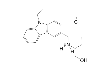 9H-carbazole-3-methanaminium, 9-ethyl-N-[1-(hydroxymethyl)propyl]-, chloride