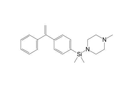 1-{Dimethyl[4-(1-phenylvinyl)phenyl]silyl}-4-methylpiperazine