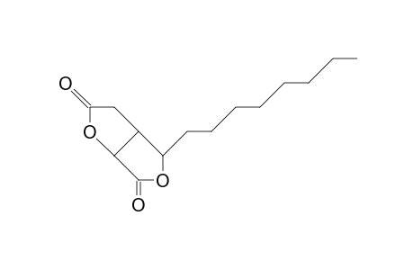 1(R,S)-6(R,S)-Octyl-2,7-dioxa-bicyclo(3.3.0)oct-3,8-dione
