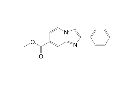 2-phenylimidazo[1,2-a]pyridine-7-carboxylic acid, methyl ester