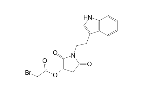 (S)-3-(2'-Bromoacetoxy)-1-[2'-(3"-indolyl)ethyl]pyrrolidine-2,5-dione