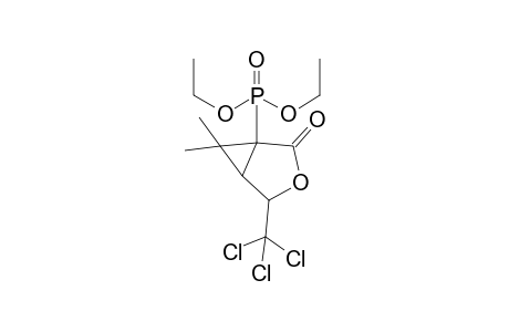 6,6-Dimethyl-4-trichloromethyl-3-oxabicyclo[3.1.0]hexane-2-one-1-phosphonic acid diethyl ester