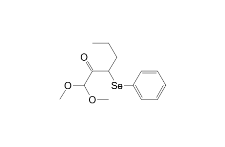 1,1-Dimethoxy-3-(phenylseleno)-2-hexanone
