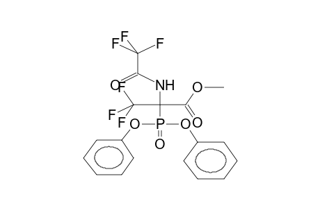 2-TRIFLUOROACETAMIDO-2-DIPHENYLOXYPHOSPHORYLTRIFLUOROPROPANOIC ACID,METHYL ESTER