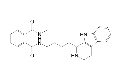 1-{4'-N-[2"-(Methylaminocarbonyl)benzoyl]aminobutyl}-1,2,3,4-tetrahydro-.beta.-carboline