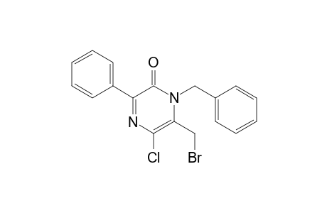 1-Benzyl-6-bromomethyl-5-chloro-3-phenyl-2(1H)-pyrazinone