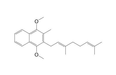 2-[(2E)-3,7-dimethylocta-2,6-dienyl]-1,4-dimethoxy-3-methyl-naphthalene