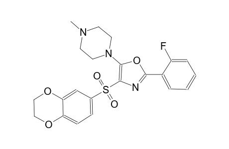 piperazine, 1-[4-[(2,3-dihydro-1,4-benzodioxin-6-yl)sulfonyl]-2-(2-fluorophenyl)-5-oxazolyl]-4-methyl-