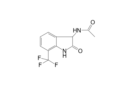 Acetamide, N-(2-oxo-7-trifluoromethyl-2,3-dihydro-1H-indol-3-yl)-