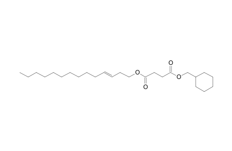 Succinic acid, cyclohexylmethyl tetradec-3-en-1-yl ester