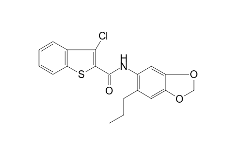 3-Chloro-N-(6-propyl-1,3-benzodioxol-5-yl)-1-benzothiophene-2-carboxamide