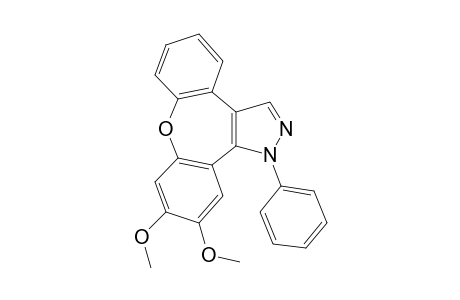 10,11-Dimethoxy-1-phenyldibenzo[2,3:6,7]oxepino[4,5-d]pyrazole