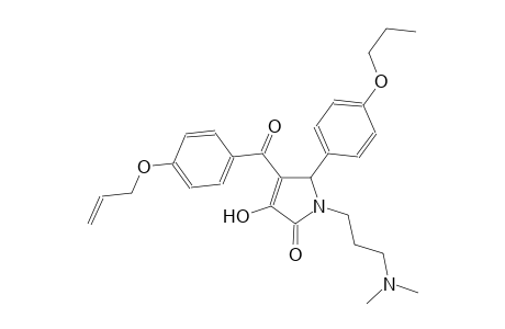 4-[4-(allyloxy)benzoyl]-1-[3-(dimethylamino)propyl]-3-hydroxy-5-(4-propoxyphenyl)-1,5-dihydro-2H-pyrrol-2-one