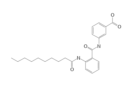 2-DECANOYLAMINO-1-(3-CARBOXYPHENYL)-BENZAMIDE