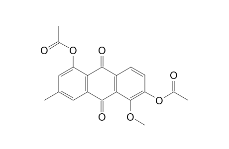 2,5-Dicetoxy-1-methoxy-7-methyl-9,10-anthraquinone