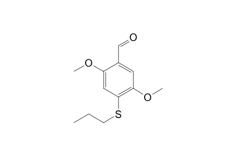 2,5-Dimethoxy-4-propylthiobenzaldehyde