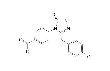 3-PARA-CHLOROBENZYL-4-(4-CARBOXYPHENYL)-4,5-DIHYDRO-1H-1,2,4-TRIAZOL-5-ONE