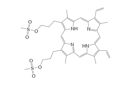 21H,23H-Porphine-2,18-dipropanol-7,12-diethenyl-3,8,13,17-tetramethyl-dimethaneesulfonate